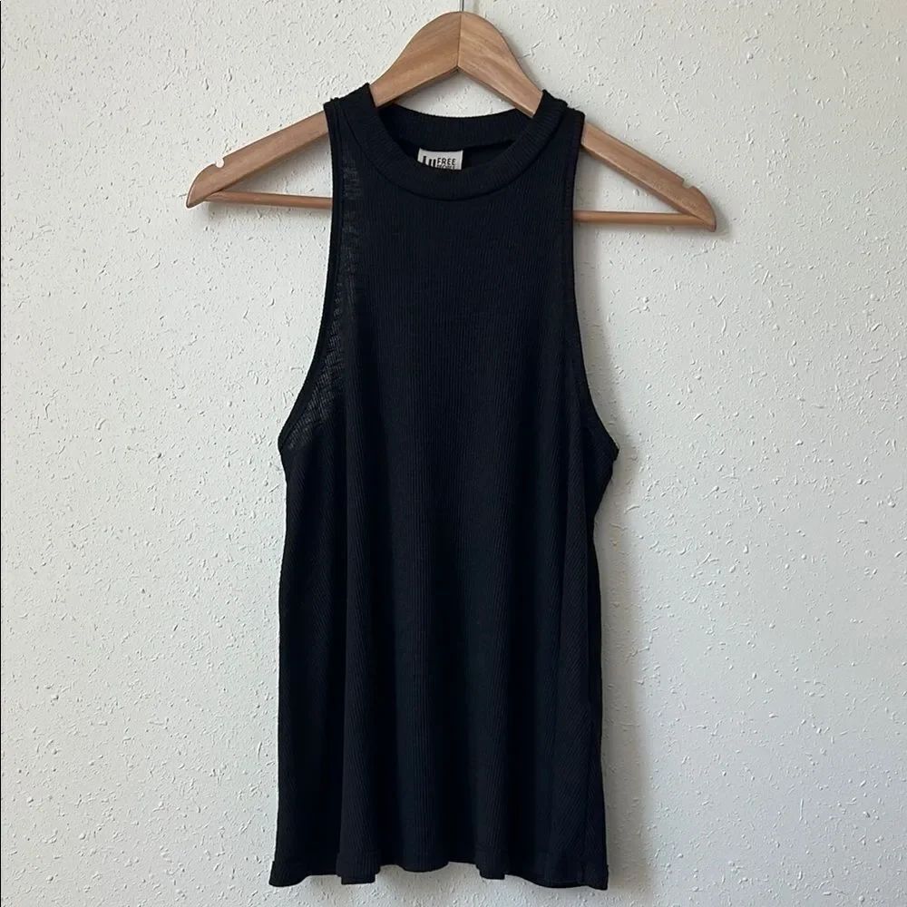 Free People Black Sleeveless Tank Top Size XS